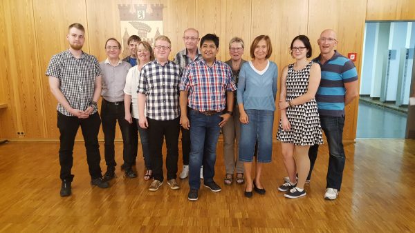 Die Mitglieder des Vorstandes des SPD-Stadtverbandes Siegen (v.l.n.r.): Nils Bornhütter, Thomas Christian, Nikolai Edinger, Dorothee Demandt, Heiko Thimm, Michael Reitz, Adhemar Molzberger, Gisela Höfer, Sibylle Schwarz, Julia Krähling, Thomas Neumann. Es fehlen: Florian Schuster und Sven Lichtenthäler.
